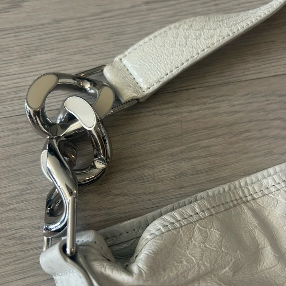 Betsey Johnson Hobo Bag Tassle Silverhardware